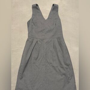 Banana Republic Gray Backless Dress